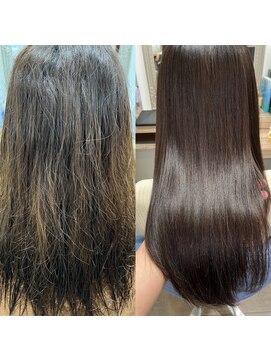 ヘアーシュシュカム(hair chouchou come) ☆プレミアム縮毛矯正☆ hair chouchou come 奥山