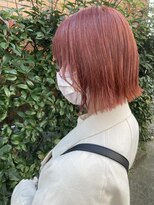 ネオヘアー 曳舟店(NEO Hair)&nbsp;チェリーピンク/レッドカラー/ダブルカラー/曳舟髪質改善
