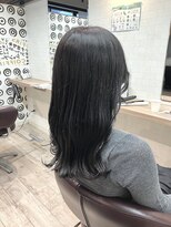 コワファーストナガサキシャンプーボーイ(COIFF1RST NAGASAKI SHAMPOO BOY)&nbsp;長崎 韓国ヘア グレーブラック