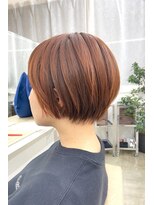 ニュート(Neut )&nbsp;ブリーチ無しオレンジカラー/ミニマムショート/レイヤーボブ
