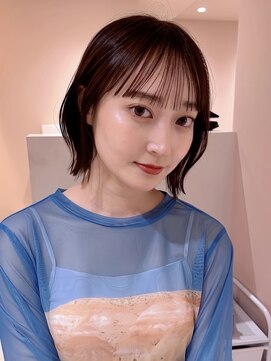 サンド クリア 横浜本店(sand clear) ぱつっとくびれボブ