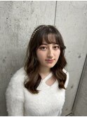 ミディアムウェーブスタイル