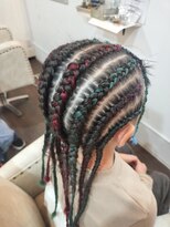 ダイアナ(DIANA)&nbsp;全頭+前髪　コーンロウ　毛束持込み