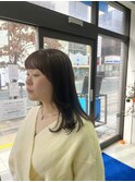 ベルベットブラウン×くすみカラー×フェイスレイヤー