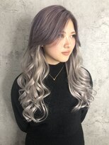 ルーツアイリー 心斎橋(ROOTS IRIE)&nbsp;10代20代30代シールエクステグラデーションハイトーンロング艶感