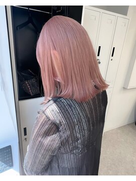 ペレ 渋谷(PELE) ホワイトグレージュ/デジタルパーマ/チェリーブラウン/渋谷