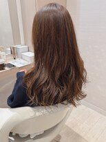 コーエン(cowen) 美髪フェミニンロングゆるふわウェーブ小顔イヤリングカラー50代