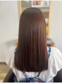 ツヤ髪ロング白髪染め髪質改善40代50代60代縮毛矯正清須新清洲