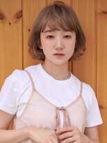 ブゾン(buZon)&nbsp;【buZon ブゾン】切りっぱなし外ハネボブ×前髪ウェットヘア