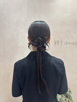 オン キャナルシティ博多前店(on)&nbsp;【中里恵梨】ヘアセット/ヘアアレンジ/結婚式ヘア/カチモリヘア