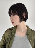 大人ショートボブ/20代30代40代/岡野亘希