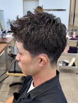 ジュノ オプシアミスミ店(Juno) スパイキーショート×ピンパーマ