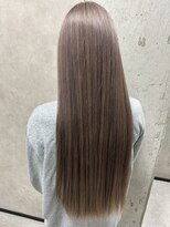 ルノン(LUNON)&nbsp;黒髪クラゲヘアーオリーブグレー小顔ココアベージュ