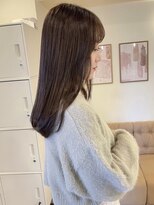 ラヴィズム 長岡店(LUVISM)&nbsp;韓国/顔周りレイヤー/縮毛矯正/ベージュ/前髪新潟長岡宮関◆