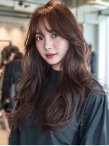 ダル 渋谷/表参道(DAL.)&nbsp;ハッシュカットバタフライカット顔回りカットカーテンバング