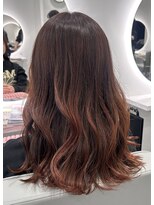 リュール バイ ヘッドライト 北千住店(lueur by HEADLIGHT)&nbsp;ピンクブラウン×ナチュラルロング