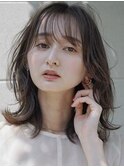 大人可愛い20代30代40代50代小顔くびれミディアム