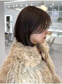 ボブ内巻きボブタンバルモリ韓国ボブ大人ボブ