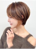 クールショート/顔周りカット/前髪白髪/20代30代40代50代/吉祥寺