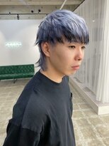 スーパーシーン(SUPER SCENE) MEN’S/ニュアンスパーマ/ニュアンスウルフ/宜野湾