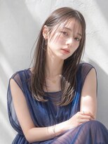 アッシュ 学芸大学店(Ash)&nbsp;ロング/レイヤー/大人女性/モカグレイ/髪質改善カラー/美髪矯正