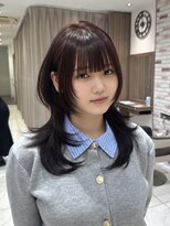 アッシュ 新杉田店(Ash)&nbsp;くびれウルフレイヤー×チェリーブラウン