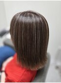 極細白髪ぼかしハイライト　No.16