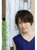 『NUDE COLOR』30代40代 大人可愛いエアーショートスタイル
