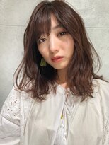 【GARDEN 田中麻由】くびれセミディ柔らか透明感アッシュカラー