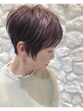 モアナ バイ ヘッドライト 沖縄豊見城店(Moana by HEADLIGHT) Moana豊見城#ショート#白髪染め#オレンジブラウン