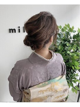 ヘアサロン ミリエ(HAIR SALON milie) 着付け　ヘアセット
