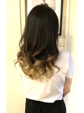 シーバイシー(CxC) かきあげロング/バレイヤージュ