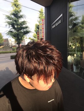 エルヘアー(el HaiR) レッドブラウン、メンズショート