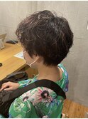 【AL】小栗春花　ショート × パーマ × ハイライト