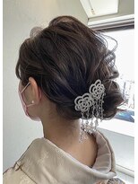 シャンプーボーイエイムス(SHAMPOO BOY aims)&nbsp;シニヨンアレンジ