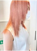 ダブルカラーブロンドベージュカラーケアブリーチハイトーン韓国
