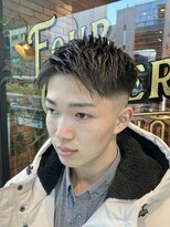 フォーコーナーズ(Four Corners)&nbsp;スキンフェード／アップバング／バーバー