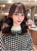 【Lond ambre】五島巨幹 プリカール/韓国風/前髪/顔周り/透明感