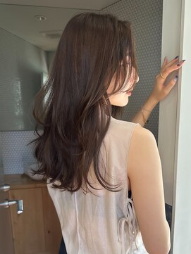 サイン 渋谷(SIGN) レイヤーカットイヤリングカラーインナーカラーケアブリーチ