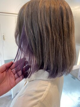 ジーナ 船橋(Zina) 髪質改善＊ロングレイヤーグレーベージュ＊美髪【Zina船橋】