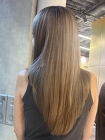 シティ(CITY)&nbsp;ミルクティーベージュカラー×韓国レイヤーカット