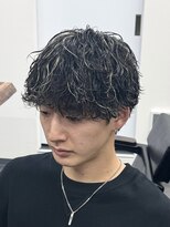 ランディ(RANDY)&nbsp;メンズ/波巻きスパイラル/メッシュキャップハイライト