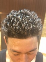 ヘアーモードキクチ 神田日銀通り店&nbsp;オールバックパーマ