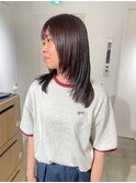 ベリーショートボブウルフネビージュ小顔ワンレン30代40代