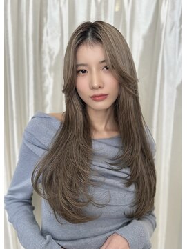 ハピネス 王寺店(Happiness) 顔周りレイヤー韓国 髪質改善周りカット