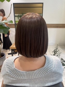 ケンジ 南林間(KENJE) ショートボブとグレージュカラーで新しい年を迎えよう!