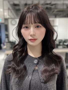 アイヴィ 表参道(IVY) 韓国レイヤーカット ウェーブ ハッシュカット フェイスレイヤー