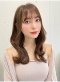 くびれヘア/大人かわいい/レイヤー/ショコラブラウン
