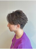 フェザーショート×フェザーパーマ