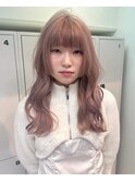 春にピッタリピンクベージュカラー
